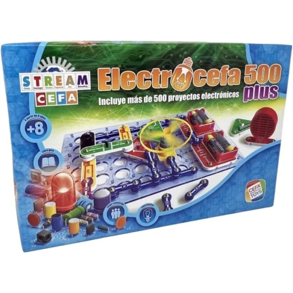 Cefa Toys Electrocefa 500 circuitos y proyectos de electricidad