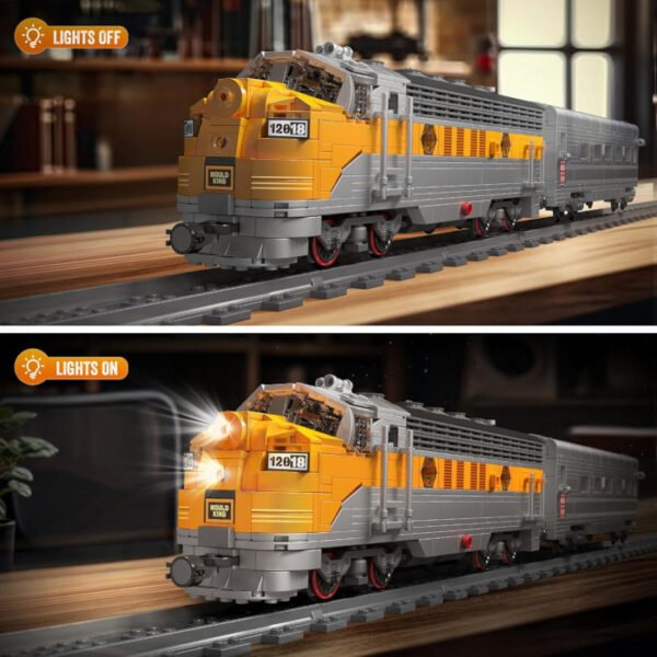 Locomotora controlada por App o control Mould King - Imagen 7