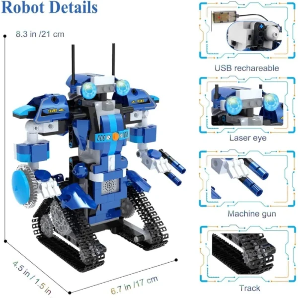 Yerloa Kit robot programable App 405 pcs - Imagen 9