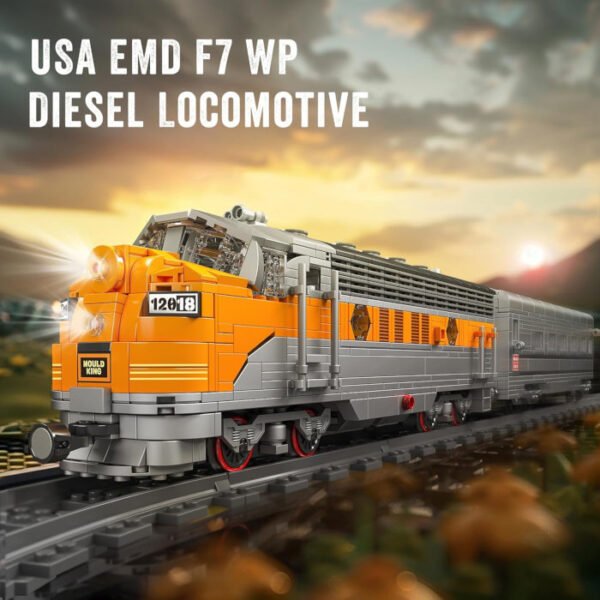Locomotora controlada por App o control Mould King - Imagen 2