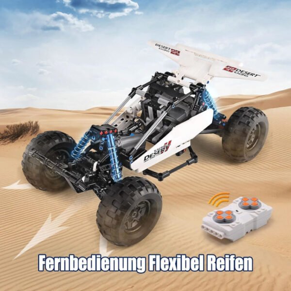 Buggy Todoterreno teledirigido con 3 Motores Mould King - Imagen 4