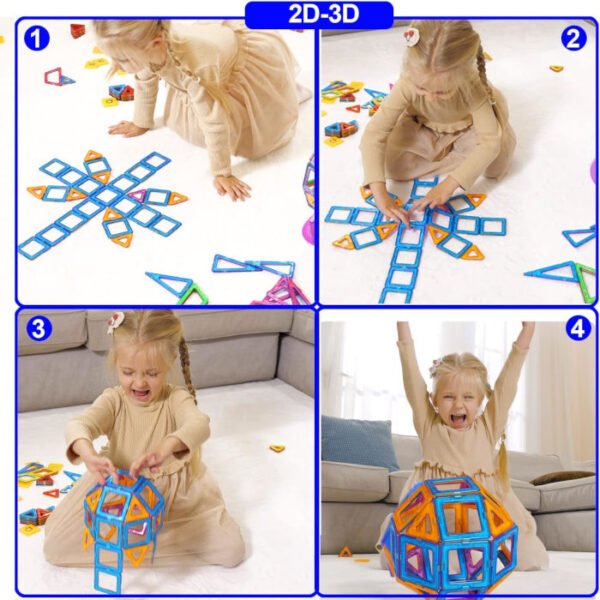 Bloques de construcción Montessori 120 pcs - Imagen 3
