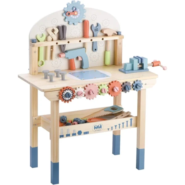 Banco de trabajo Medoga de madera 79 pcs