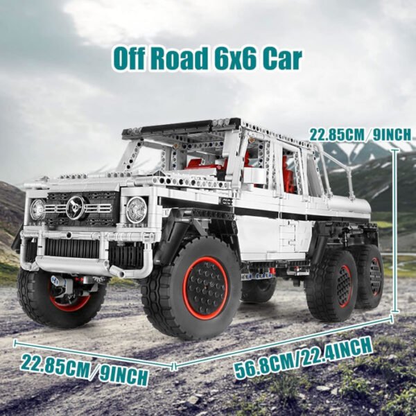 Coche todoterreno a control remoto con motores Mould King 718 pcs - Imagen 5