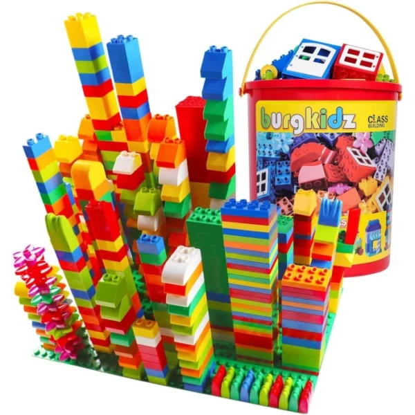 Bloques 214 piezas 14 formas Burgkidz