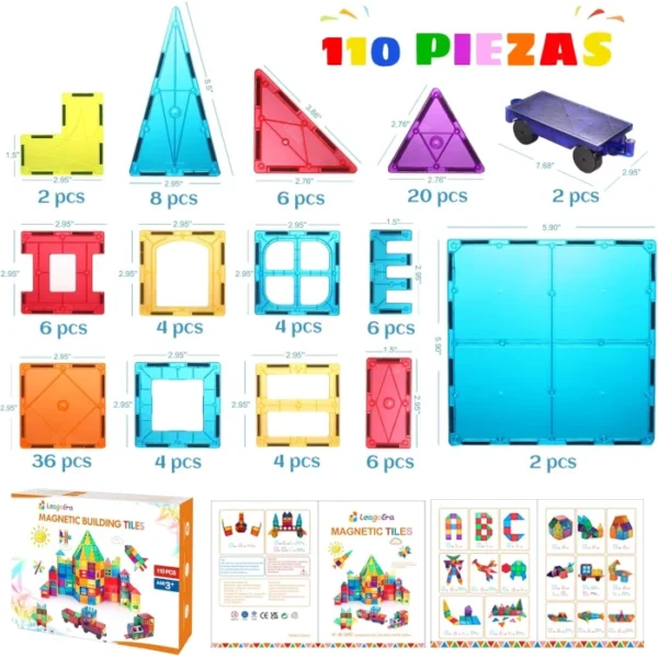Bloques magnéticos 110 piezas - Imagen 2