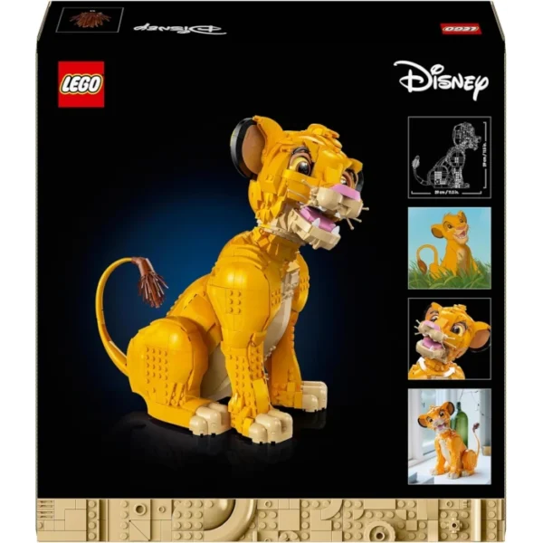 El Rey León Simba coleccionable LEGO Disney 1445 pcs - Imagen 3