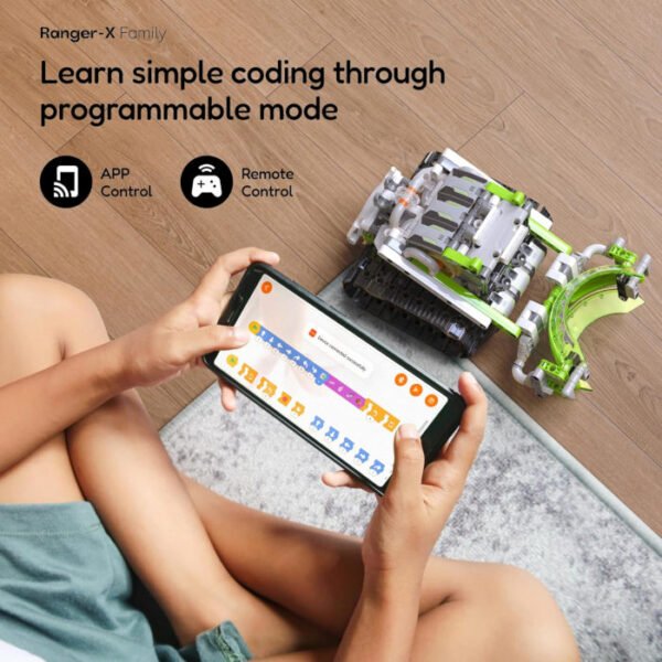 Sillbird Robot transformable 478 pcs controlado por App 3 en 1 - Imagen 3