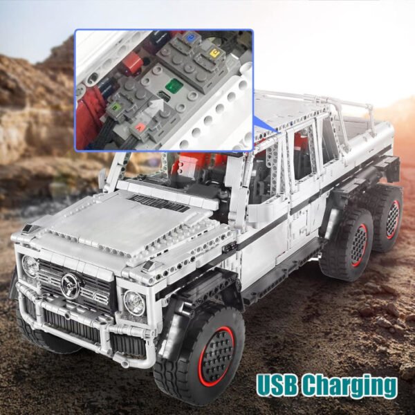 Coche todoterreno a control remoto con motores Mould King 718 pcs - Imagen 7
