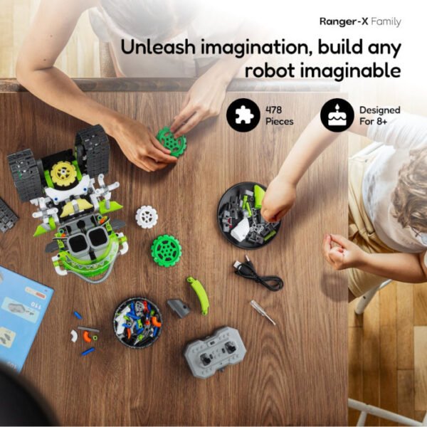 Sillbird Robot transformable 478 pcs controlado por App 3 en 1 - Imagen 6