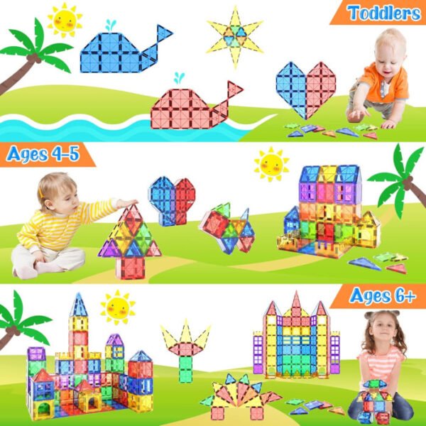 Bloques Magnéticos Montessori 40 pcs - Imagen 6