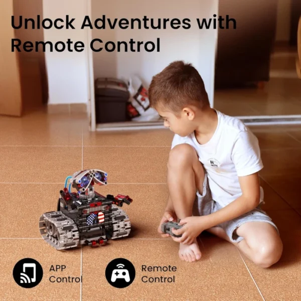Technic robot controlado por App 4 en 1 de 631 pcs - Imagen 2