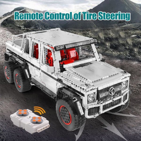 Coche todoterreno a control remoto con motores Mould King 718 pcs - Imagen 6