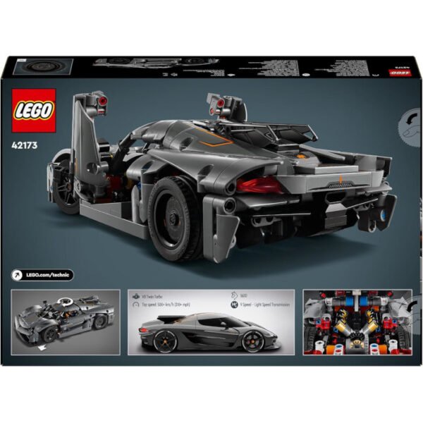 Hipercoche Koenigsegg Jesko Absolut gris LEGO Technic 801 pcs - Imagen 6