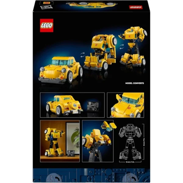 Transformers Bumblebee coleccionable LEGO Icons 950 pcs - Imagen 5