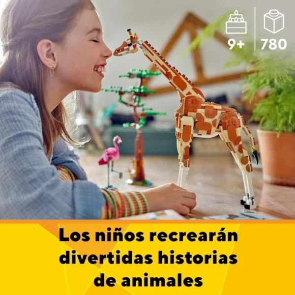 Jirafa gacelas y león 3 en 1 LEGO Creator 780 pcs - Imagen 4