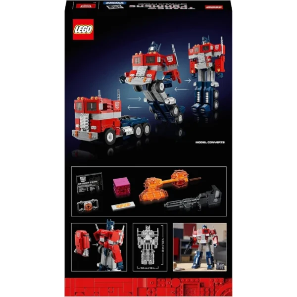 Optimus Prime robot y camión LEGO Icons 1508 pcs - Imagen 5