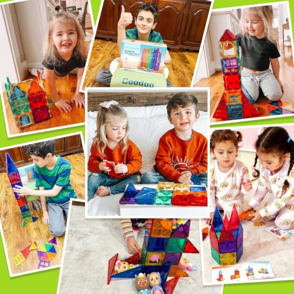 Bloques Magnéticos Montessori 40 pcs - Imagen 4
