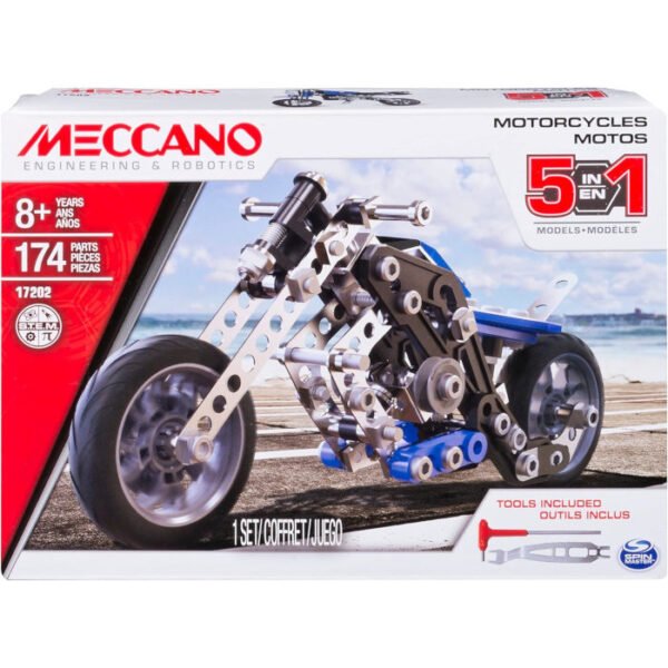 MECCANO Moto 5 modelos 174 pcs