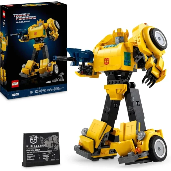 Transformers Bumblebee coleccionable LEGO Icons 950 pcs
