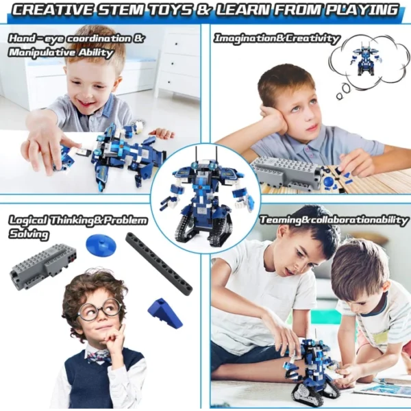 Yerloa Kit robot programable App 405 pcs - Imagen 8