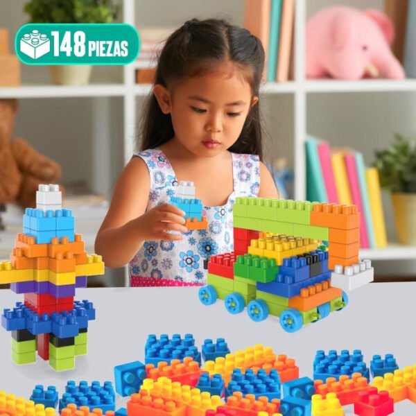 Bloques incluye ruedas 148 pcs BERYLED - Imagen 2