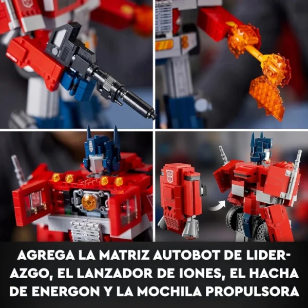 Optimus Prime robot y camión LEGO Icons 1508 pcs - Imagen 3