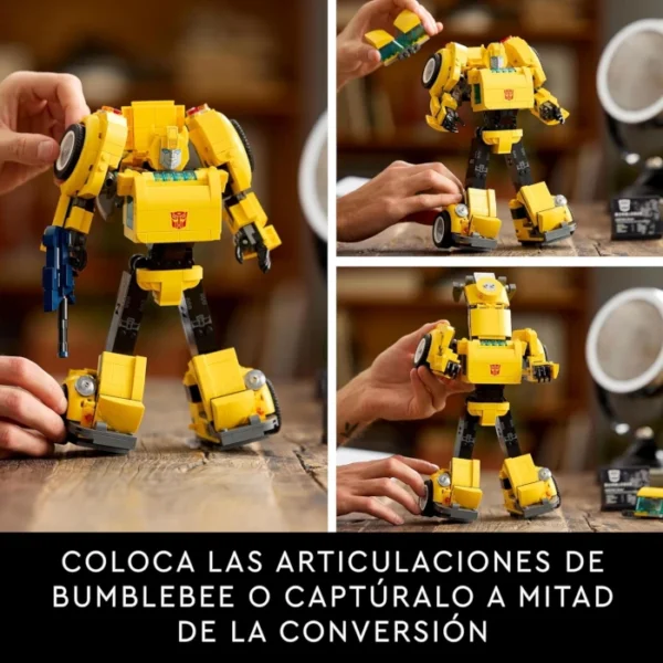 Transformers Bumblebee coleccionable LEGO Icons 950 pcs - Imagen 3