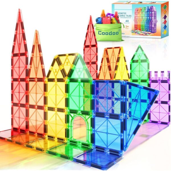 Bloques Magnéticos Montessori 40 pcs
