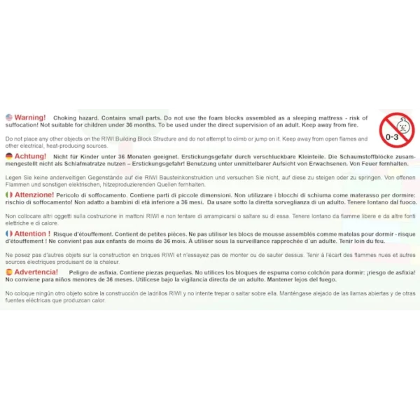 12 bloques de espuma XXL RIWI - Imagen 4