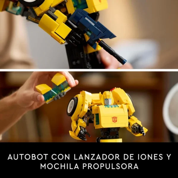Transformers Bumblebee coleccionable LEGO Icons 950 pcs - Imagen 6