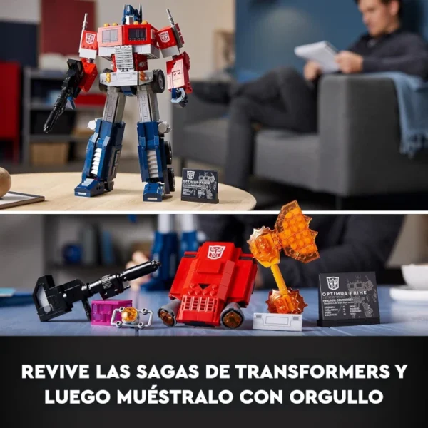 Optimus Prime robot y camión LEGO Icons 1508 pcs - Imagen 4