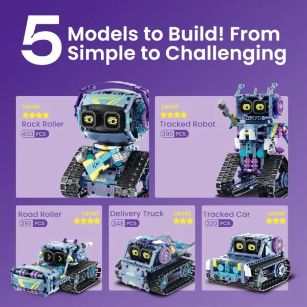 Robot RockRoller transformable 5 en 1 - Imagen 2