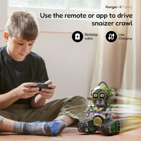 Sillbird Robot transformable 478 pcs controlado por App 3 en 1 - Imagen 2