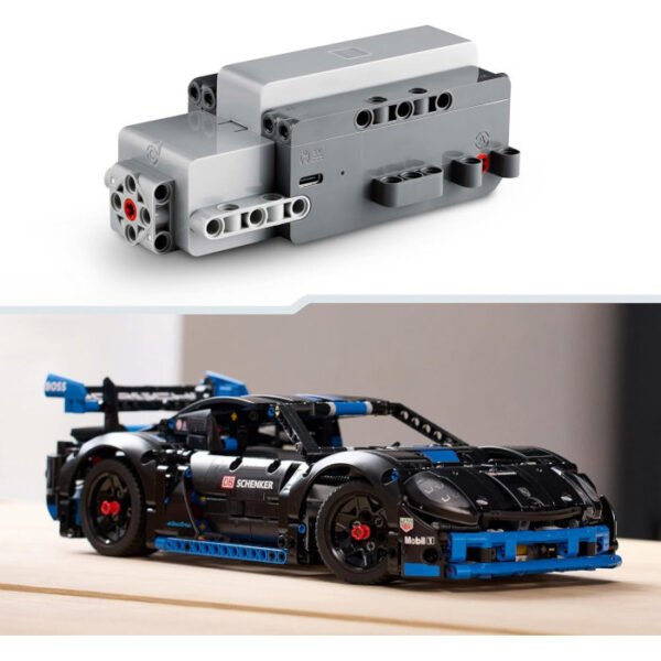 Coche de carreras Porsche GT4 teledirigido LEGO Technic 874 pcs - Imagen 4