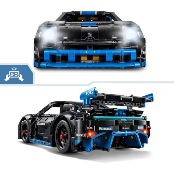 Coche de carreras Porsche GT4 teledirigido LEGO Technic 874 pcs - Imagen 8