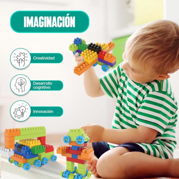Bloques incluye ruedas 148 pcs BERYLED - Imagen 7