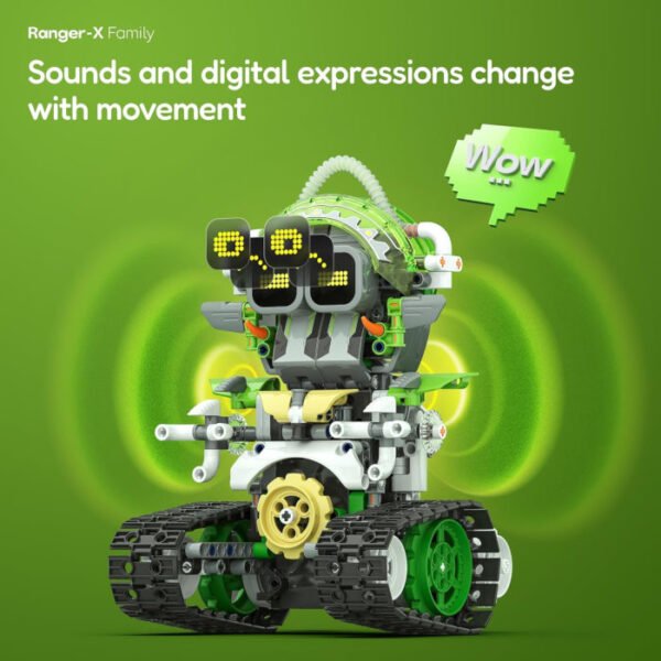 Sillbird Robot transformable 478 pcs controlado por App 3 en 1 - Imagen 4