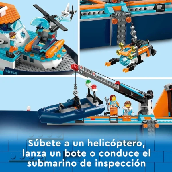 Barco explorador que flota LEGO City 815 pcs - Imagen 9