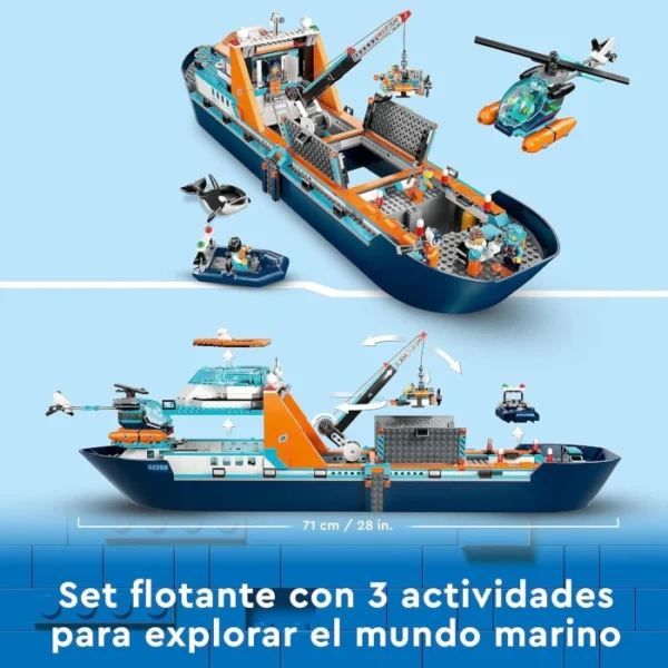 Barco explorador que flota LEGO City 815 pcs - Imagen 7