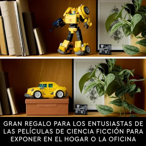 Transformers Bumblebee coleccionable LEGO Icons 950 pcs - Imagen 7