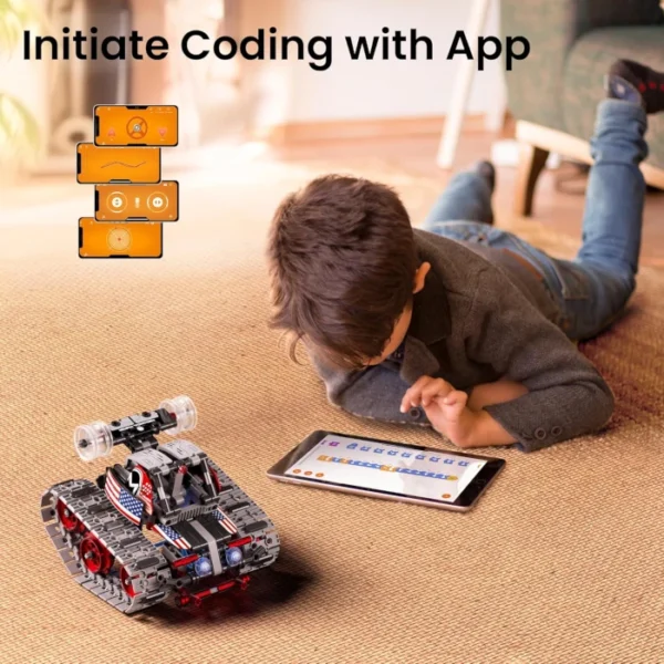 Technic robot controlado por App 4 en 1 de 631 pcs - Imagen 6