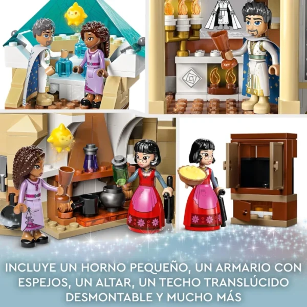 Castillo del rey magnífico Wish LEGO Disney 613 pcs - Imagen 5