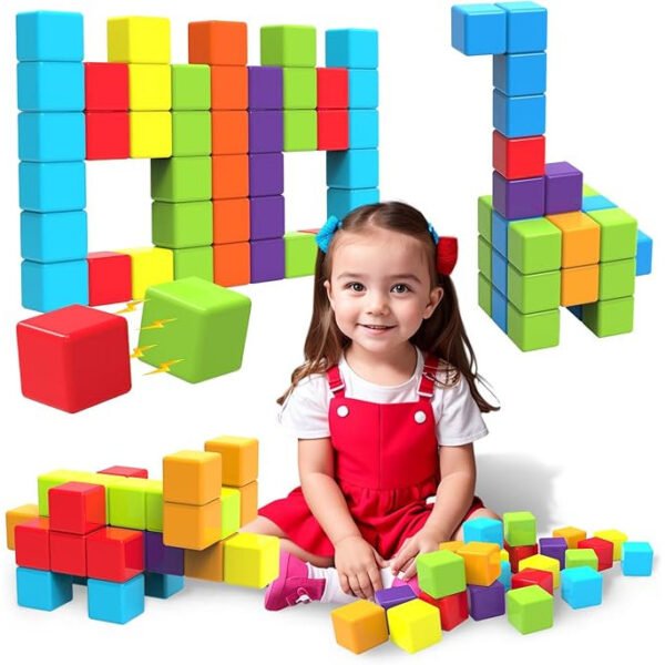 Cubos de apilamiento magnéticos Pairez Toys 24 unidades