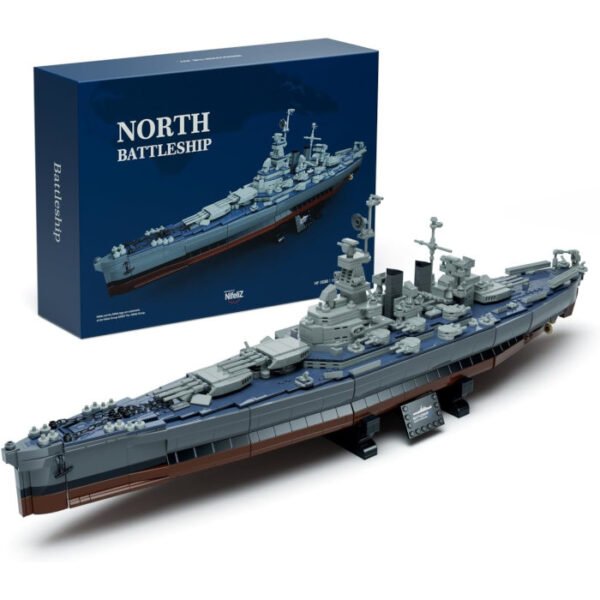 Acorazado barco militar para adultos 1701 pcs de Nifeliz