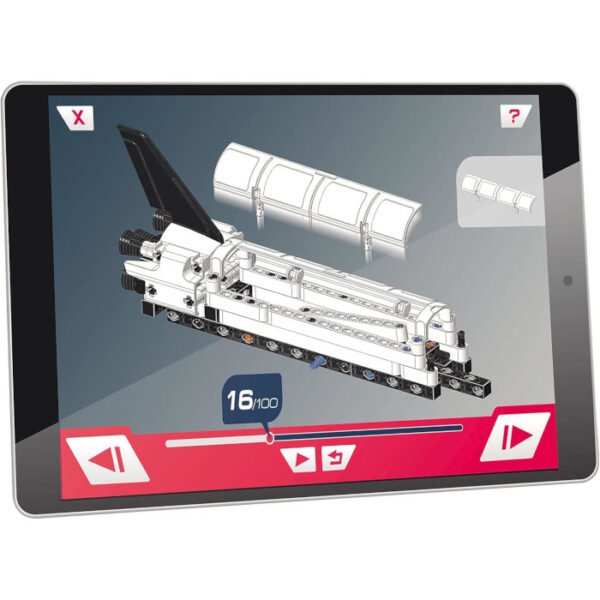 NASA Vehículo transbordador con App Clementoni - 220 pcs Mechanics Lab - Imagen 2