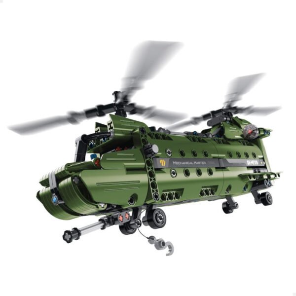 Maqueta construcción helicóptero 393 pcs 2 en 1