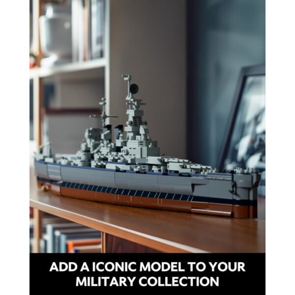 Acorazado barco militar para adultos 1701 pcs de Nifeliz - Imagen 3