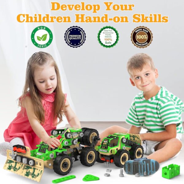 MOONTOY bloques de construcción 229 pcs Montessori - Imagen 2