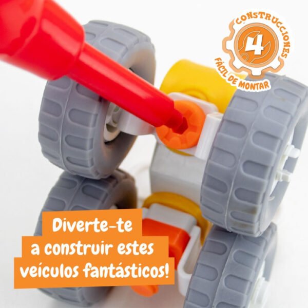 Laboratorio de Mecánica con 4 en 1 modelos 100 pcs Science4you - Imagen 3